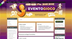 Desktop Screenshot of eventogioco.net