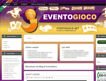Tablet Screenshot of eventogioco.net